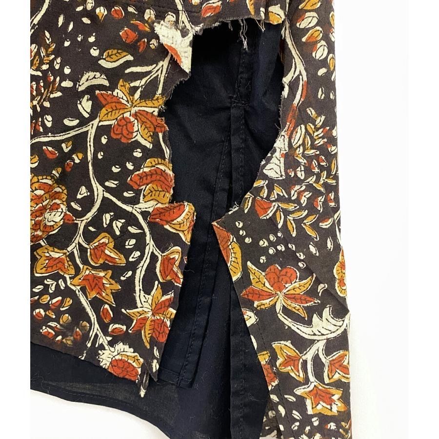 YOHJI YAMAMOTO 総柄 リバーシブルシャツ 長袖シャツ size 2 ブラック