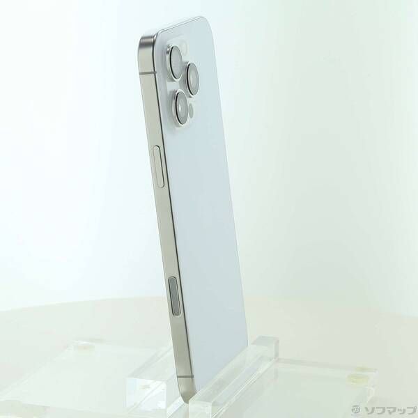 中古品〕 iPhone16 Pro Max 256GB ホワイトチタニウム MYWH3J／A SIM