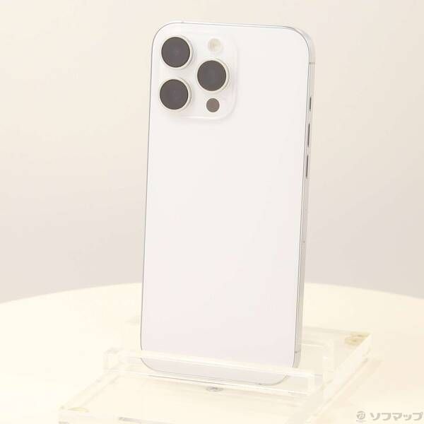 中古品〕 iPhone16 Pro Max 256GB ホワイトチタニウム MYWH3J／A SIM