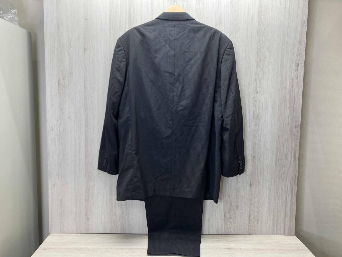 HUGO BOSS ヒューゴボス NOBEL SIGMA-H セットアップ スーツセット テーラードジャケット-スラックス ウール 3 B ストライプ 肩パッド 52