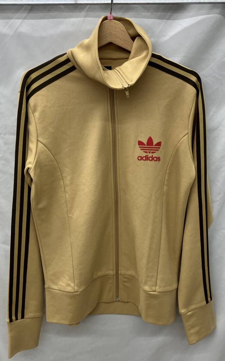 adidas アディダス ジャージ AGC 005 ライトブラウン 古着 サイズM
