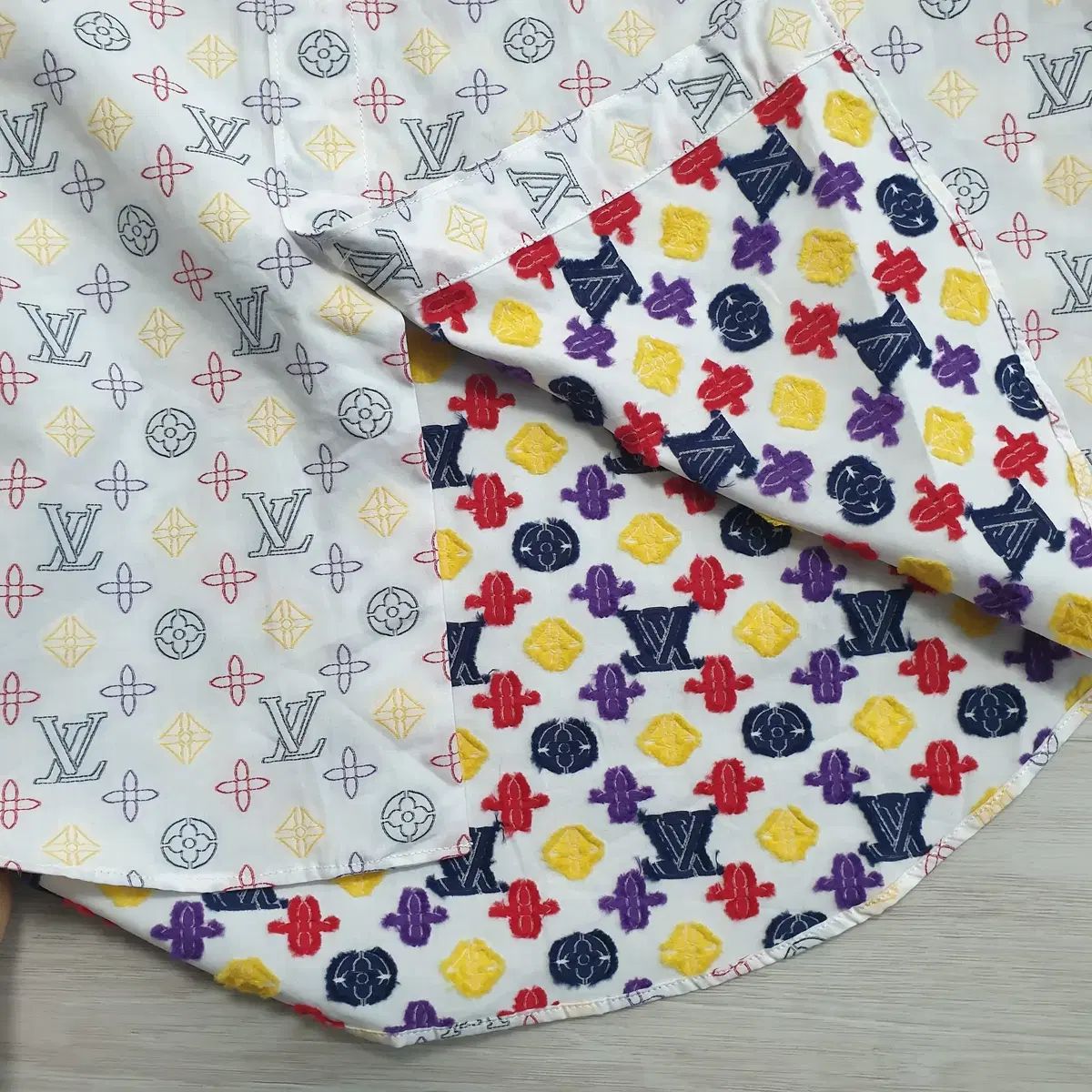 Louis Vuitton モノグラム DNA COLOR シャツ L サイズ - メルカリ