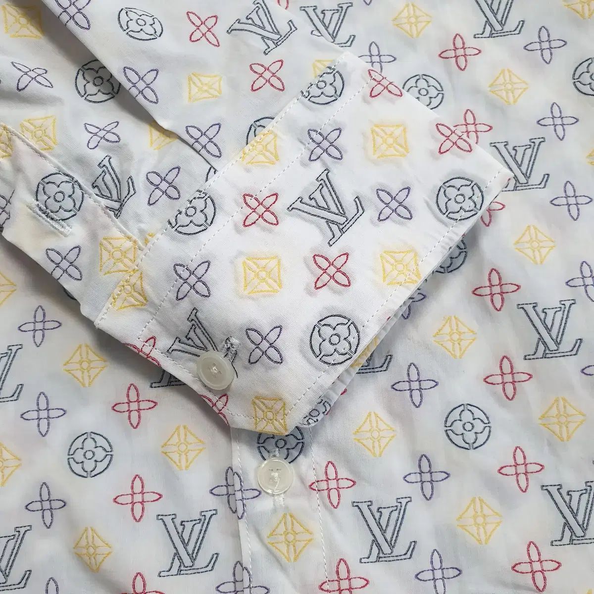 Louis Vuitton モノグラム DNA COLOR シャツ L サイズ - メルカリ