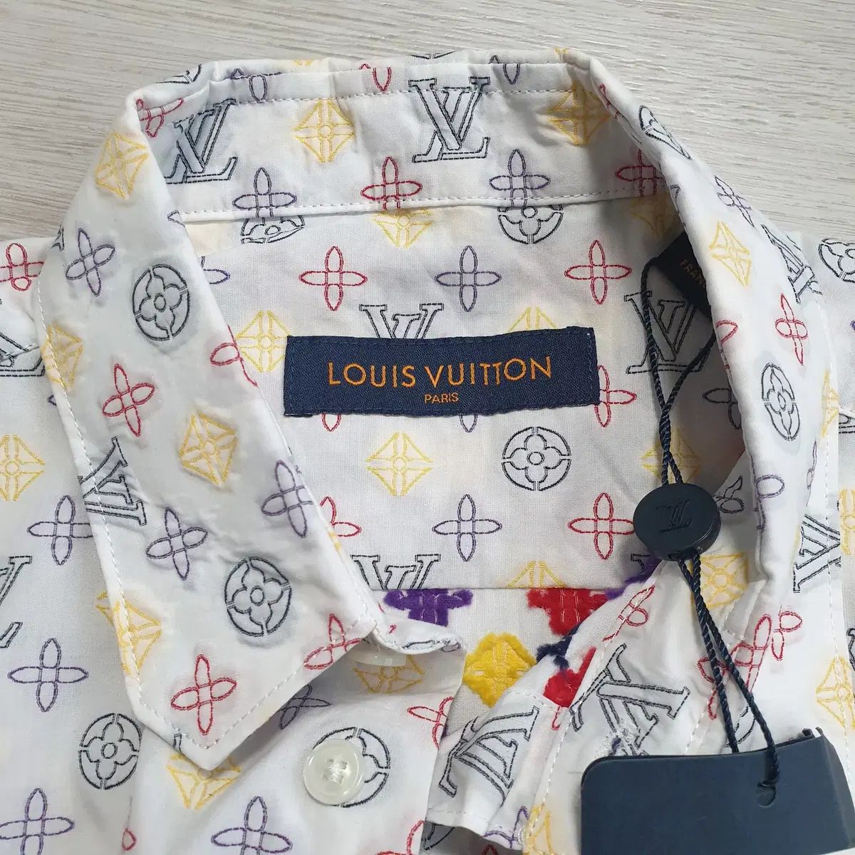 Louis Vuitton モノグラム DNA COLOR シャツ L サイズ - メルカリ