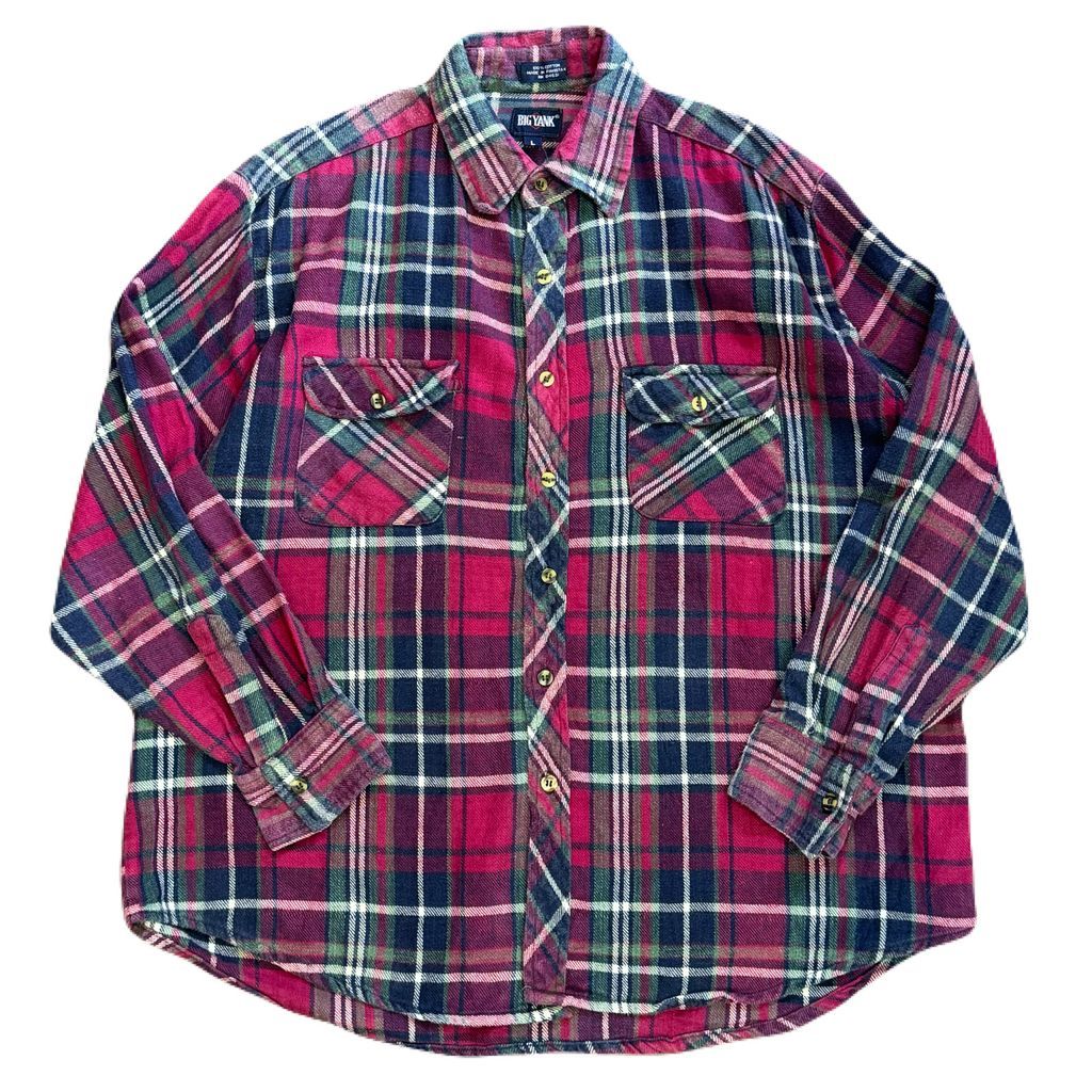 BIG YANK vintage shirt ビッグヤンク チェック柄 ポケット付き