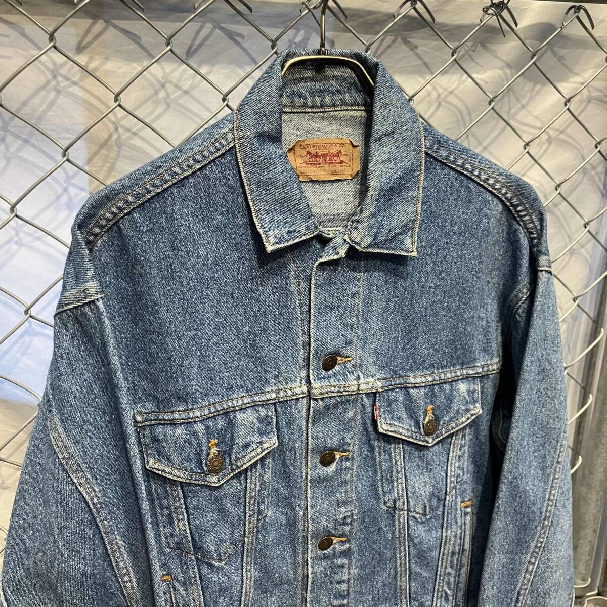 90s LEVI'S vintage 70507-4890 USA製 ポケ付 Gジャン(デニム