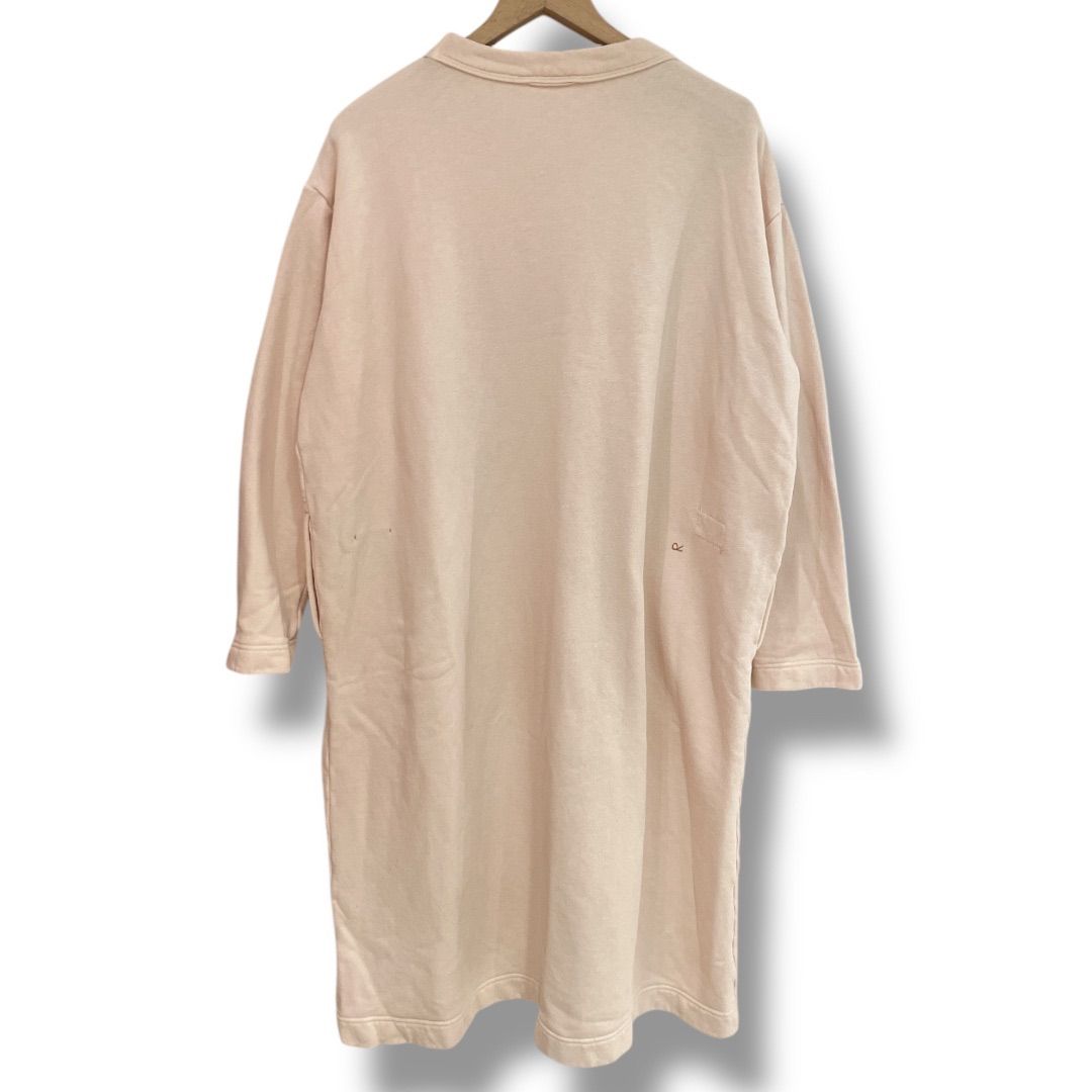 45 R フォーティファイブアール 裏毛のドレス ワンピース スウェット 裏毛 ジンバブエコットン キナリ フリーサイズ レディース 冬 ゴーゴー古着セントラルパー NO 1547