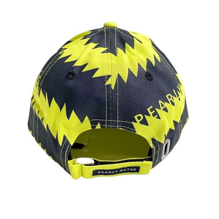 なしオーダーページ PEARLY GATES パーリーゲイツ ゴルフ フロントロゴ ギザギザボーダー柄