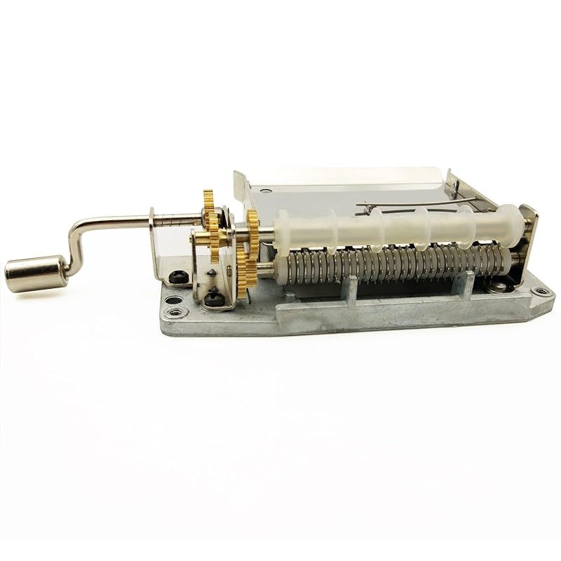 彡Wingostore 30弁手回しオルゴール音楽ボックスMovement with銅製ギアDIY Make Your音楽ツールキット 銅製ギア30弁Movement本体