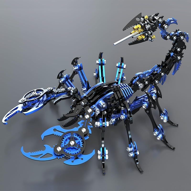 彡 3 d金属パズル 立体パズル 大人向け サソリの3 d金属モデルキット