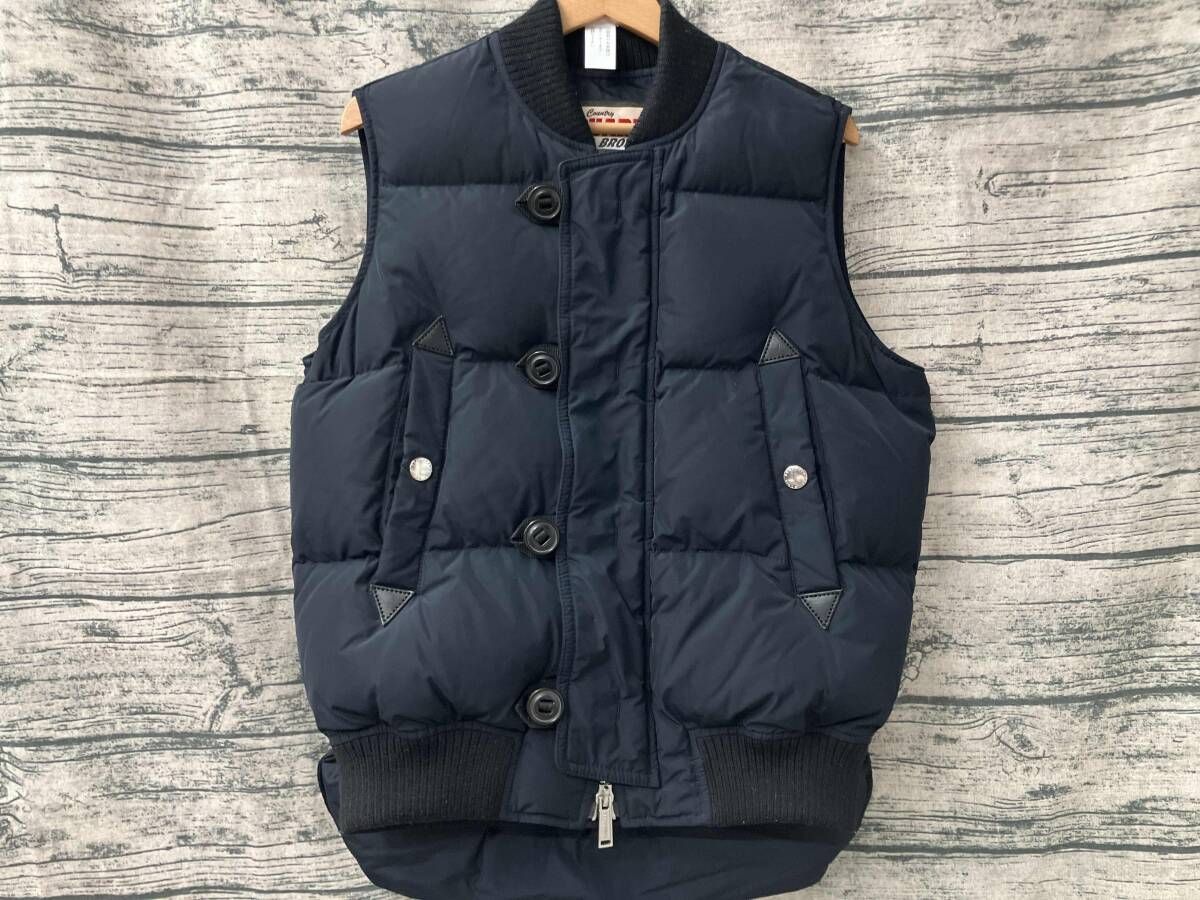 DSQUARED2 ディースクエアード 2017 ダウンベスト サイズ44 ネイビー