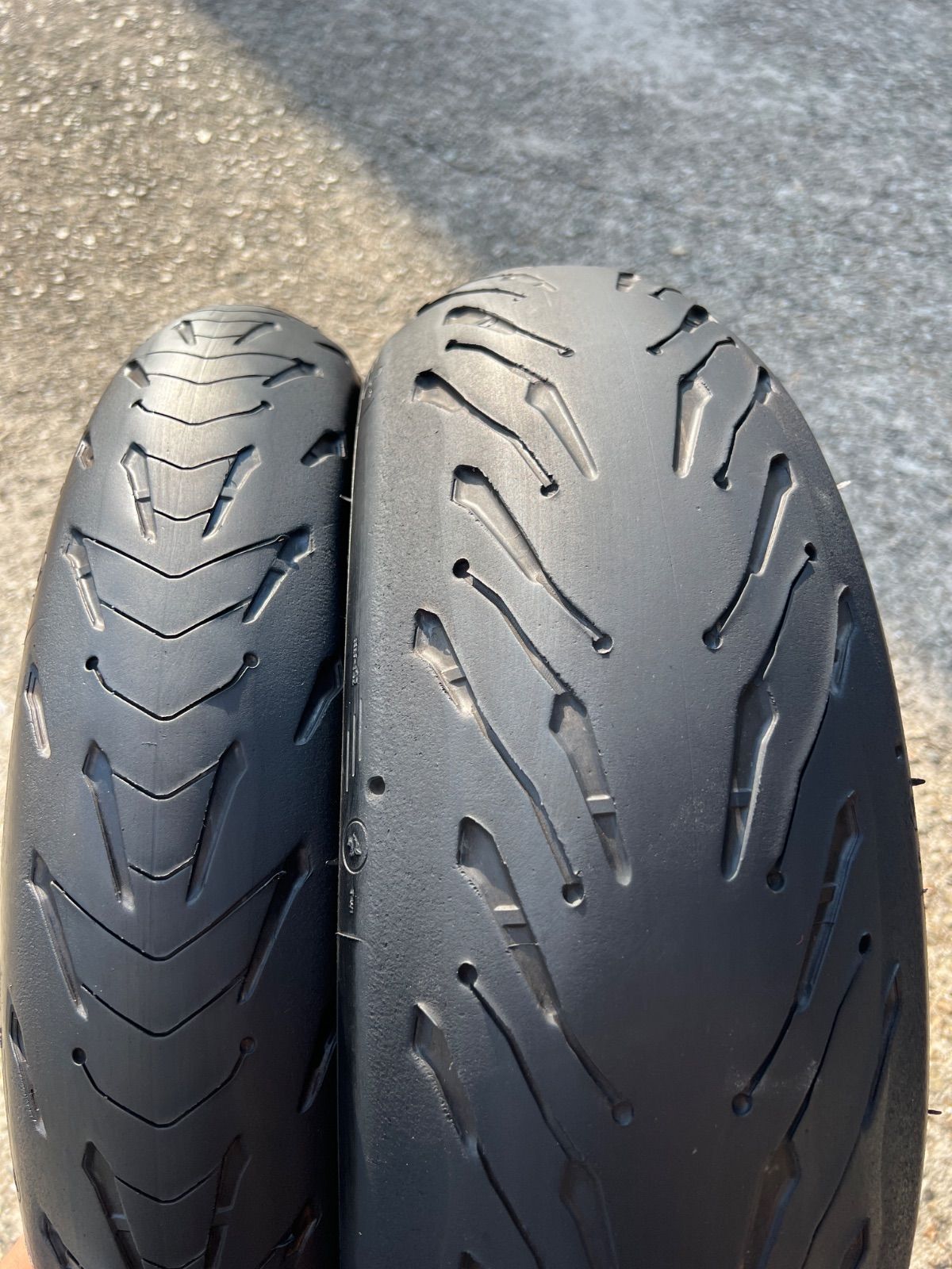 バイク ミシュラン ロード5 前後セット 120/70ZR17 180/55ZR17 375