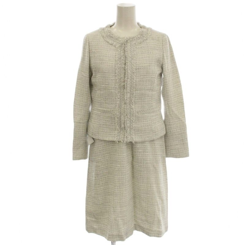 クミキョク 組曲 KUMIKYOKU スーツ セットアップ ツイード ワンピース