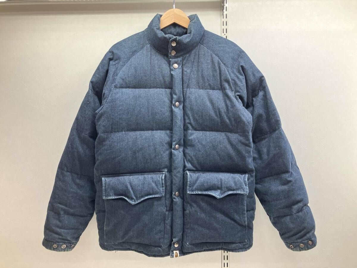 A BATHING APE アベイシングエイプ デニムダウンジャケット S 節約 A BATHING APE（アベイシング