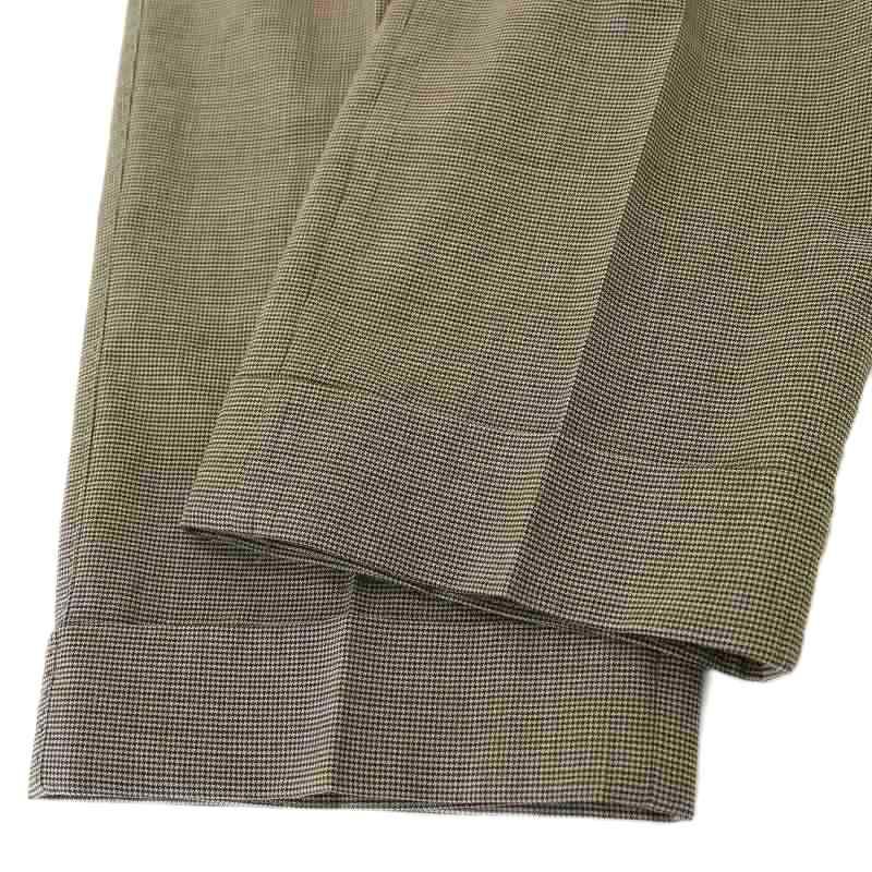 ピーティーゼロウーノ PT01 EVO FIT スラックス パンツ チェック柄