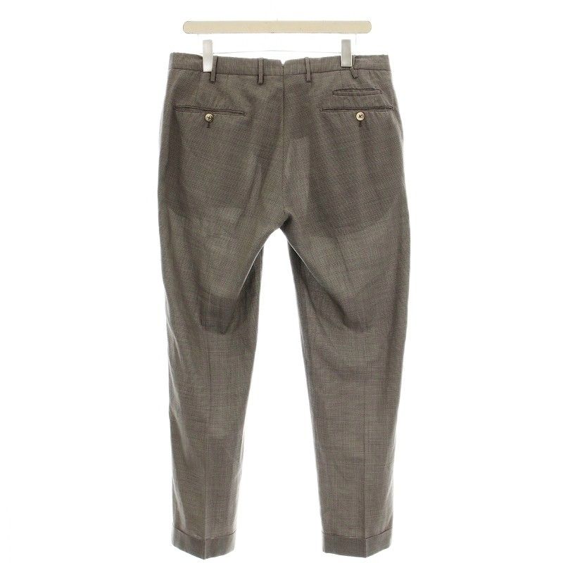 ピーティーゼロウーノ PT01 EVO FIT スラックス パンツ チェック柄