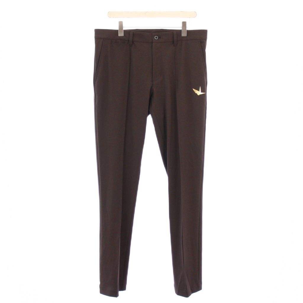 美品　1piu1uguale3 CREASE SLACKS size 5 ウノピュウノウグァーレトレ 1PIU1UGUALE3 GOLF CENTER CREASE PANTS