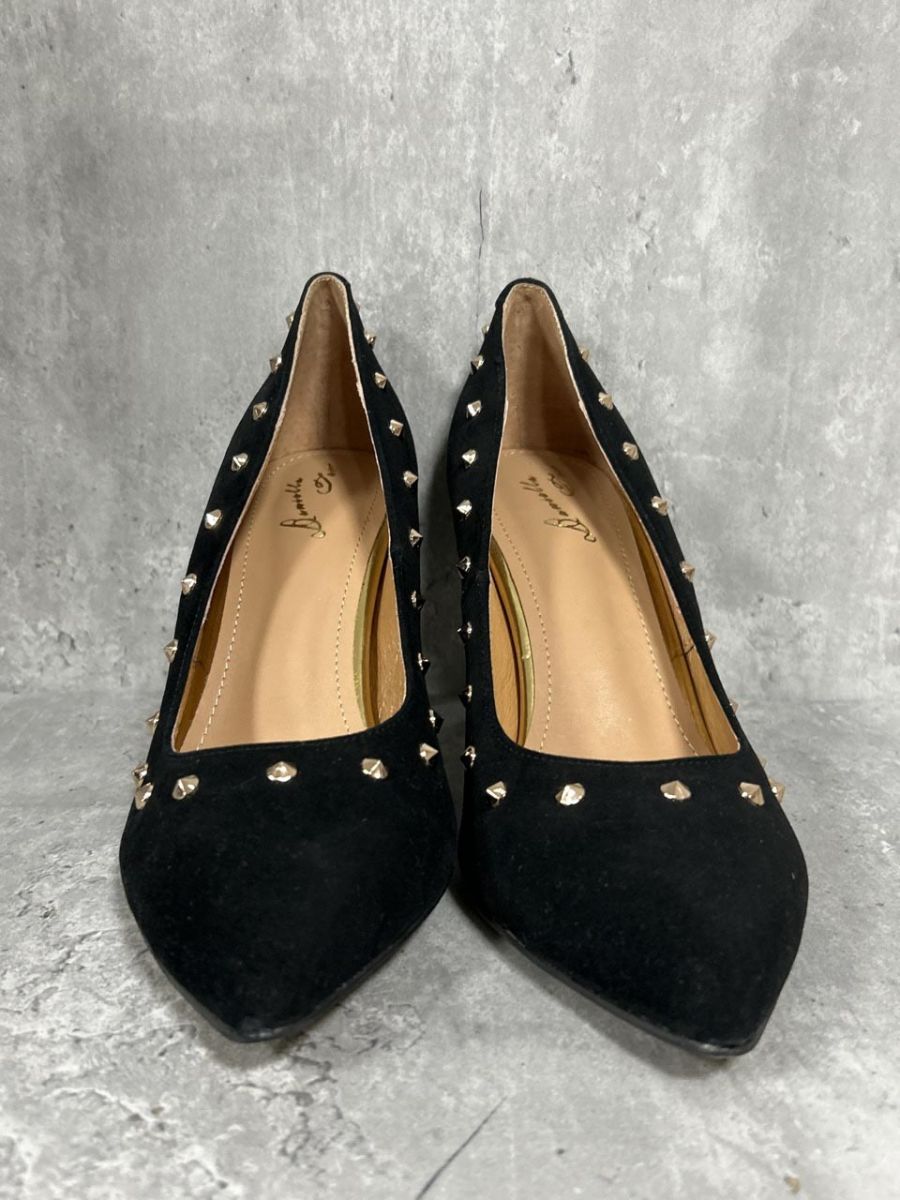 Daniella-GEMMA スタッズパンプス ハイヒール パンプス size 38 黒 レディース