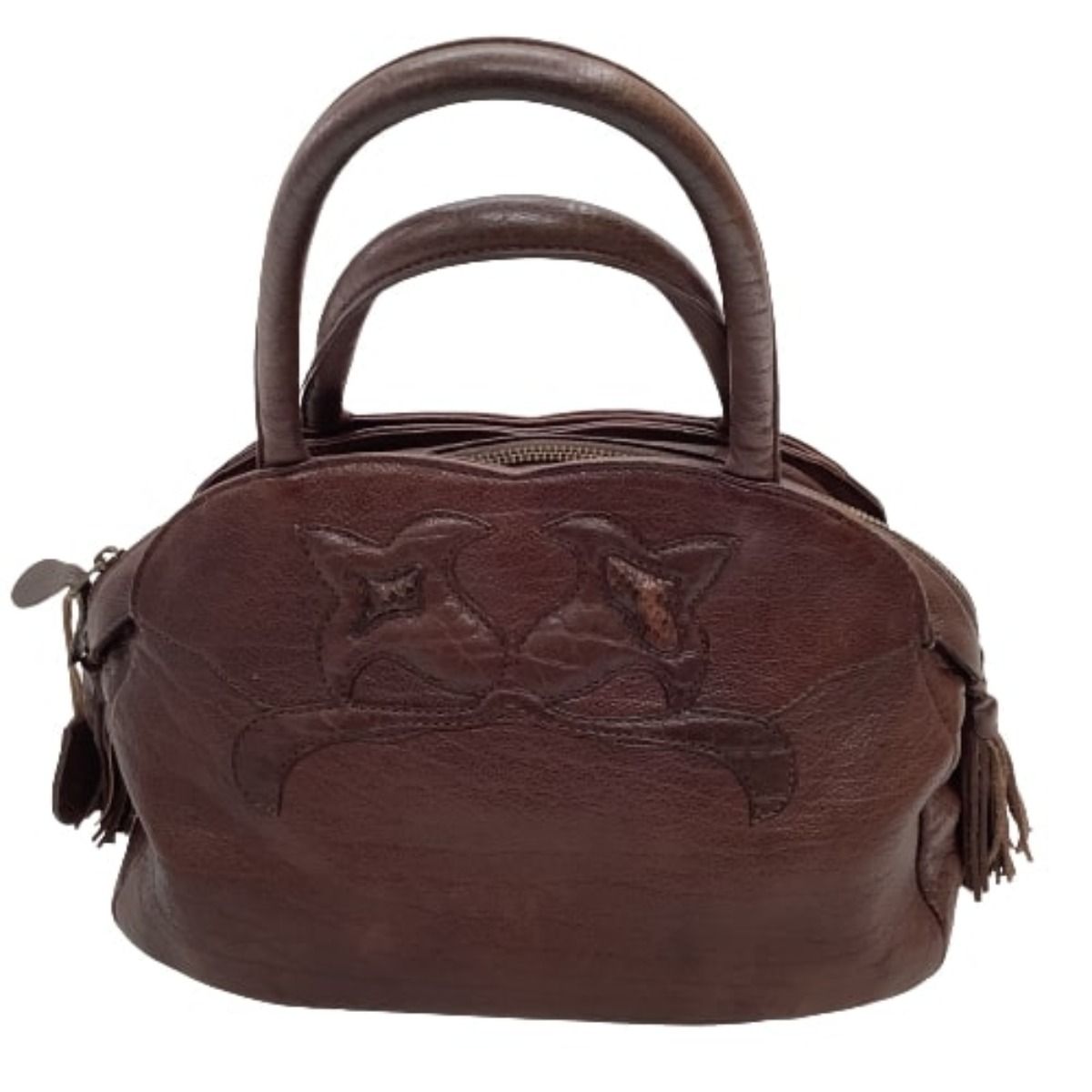 「まりさん専用～ʕ•ᴥ•ʔ」IBIZA レザー　ハンドバッグ　未使用品！他一点 ♪♪IBIZA イビサ レディース ハンドバッグ レザー ブラウン - メルカリ