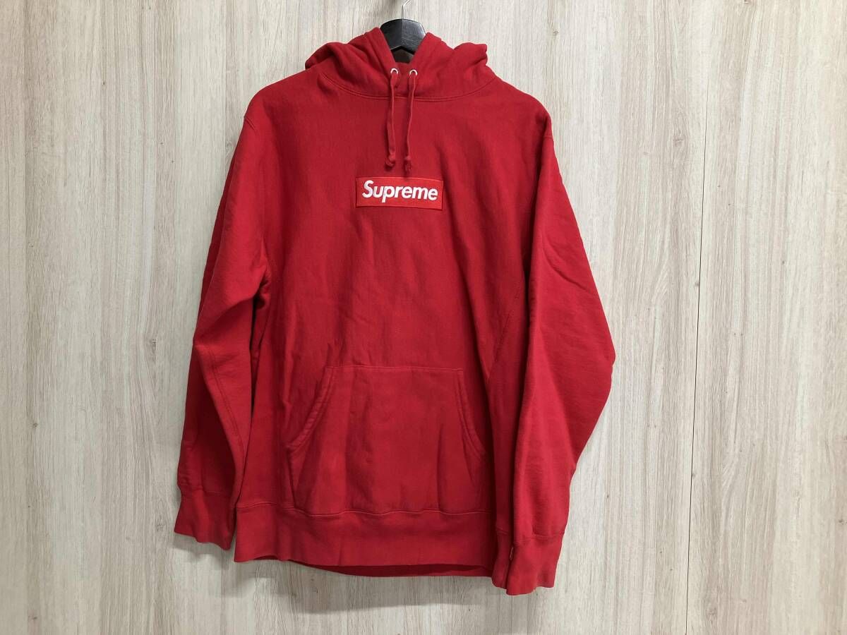 Supreme シュプリーム 12FW Box Logo Red Hoodie ボックスロゴ