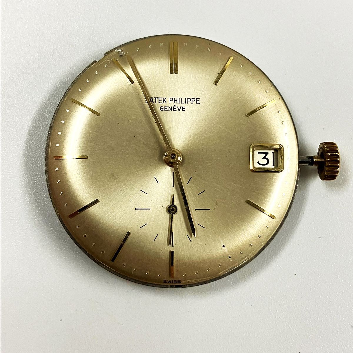 PATEK パテックフィリップ カラトラバ Ref 3445 Cal 27 460 M ムーブメント 自動巻き 18 Kローター スモールセコンド 稼働品