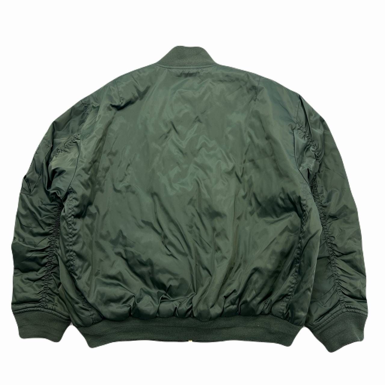 SCOTCH 袖 ロゴ入り MA-1 フライトジャケット ミリタリージャケット