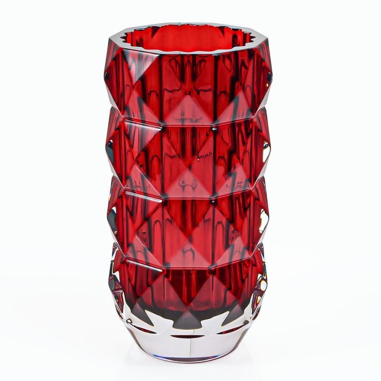 バカラ Baccarat ベース 花瓶 2025 LOUXOR ルクソール レッド S 15 cm 2817143 食器 クリスタル 置物