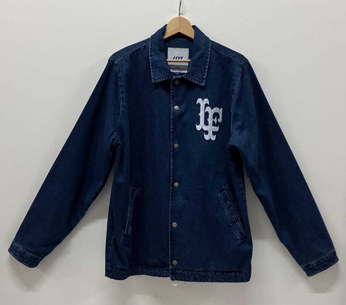 Lafayette ラファイエット LA211001 ロゴデニム LFワッペン Gジャン(デニムジャケット) サイズL ブルー 綿100% 中国製