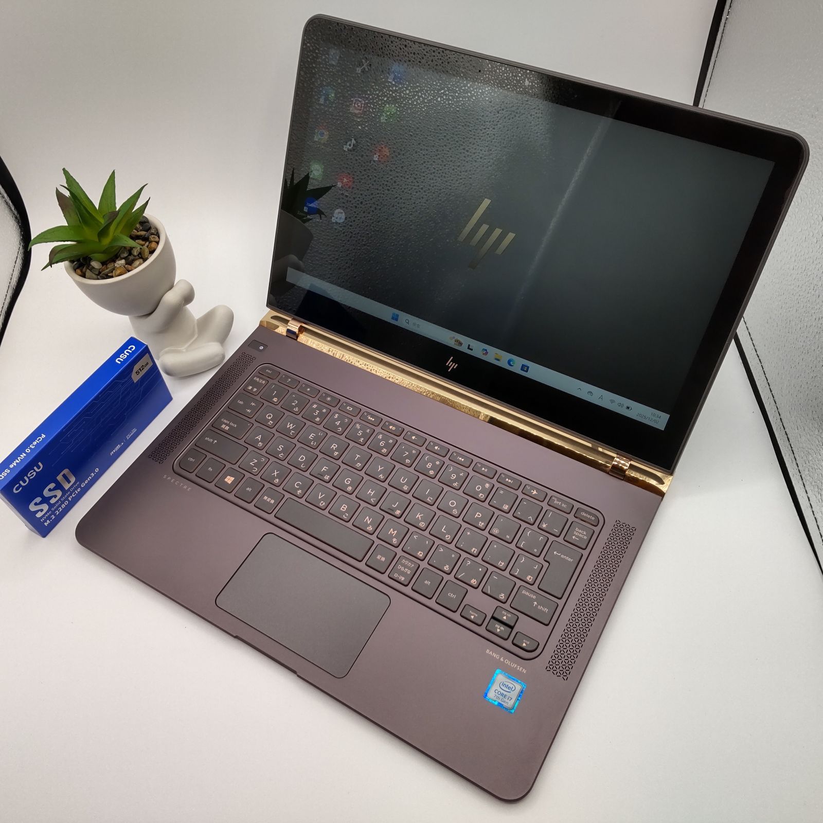 最上級ブランド＆極上品】HP Spectre☆アッシュブラック☆ゴールド