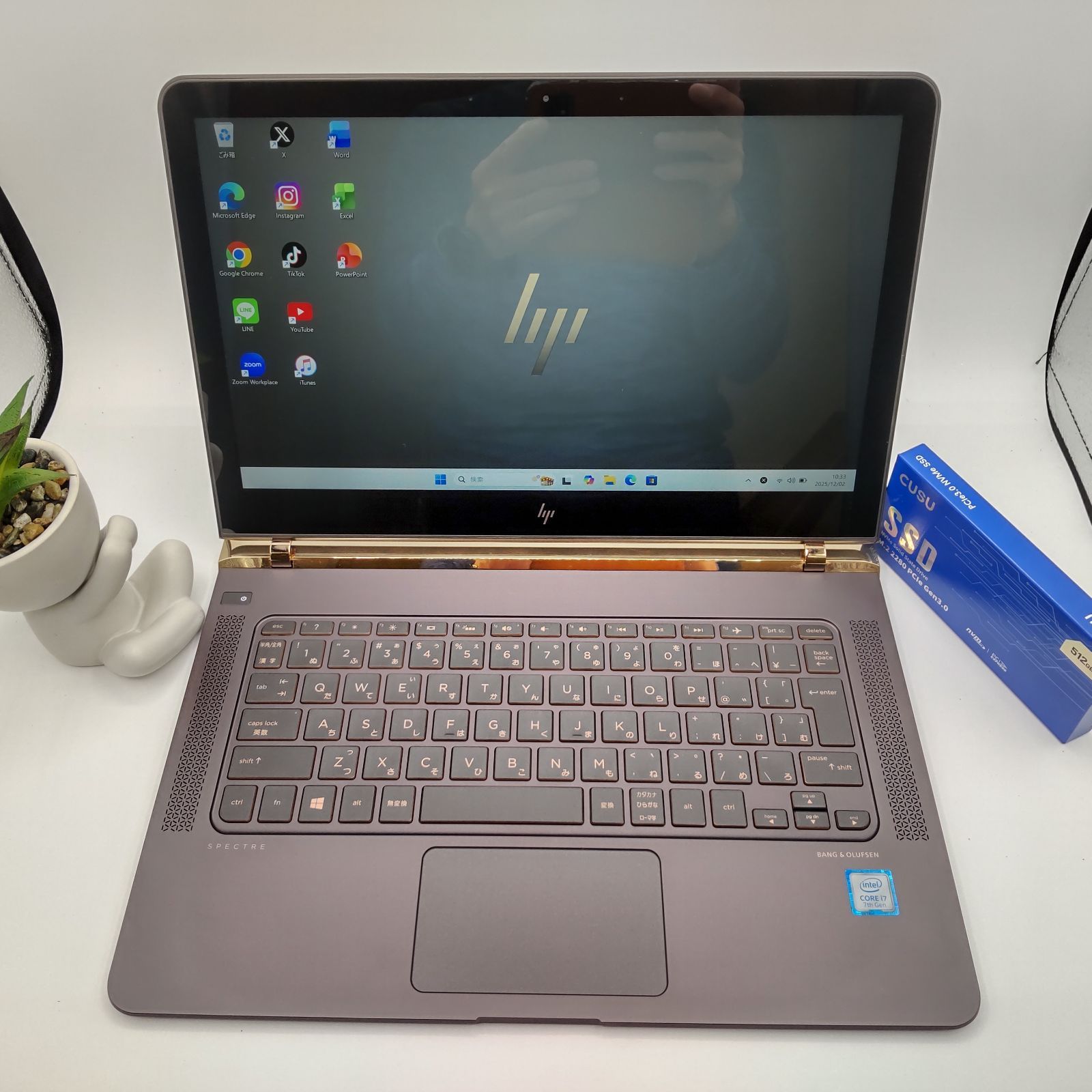 最上級ブランド＆極上品】HP Spectre☆アッシュブラック☆ゴールド