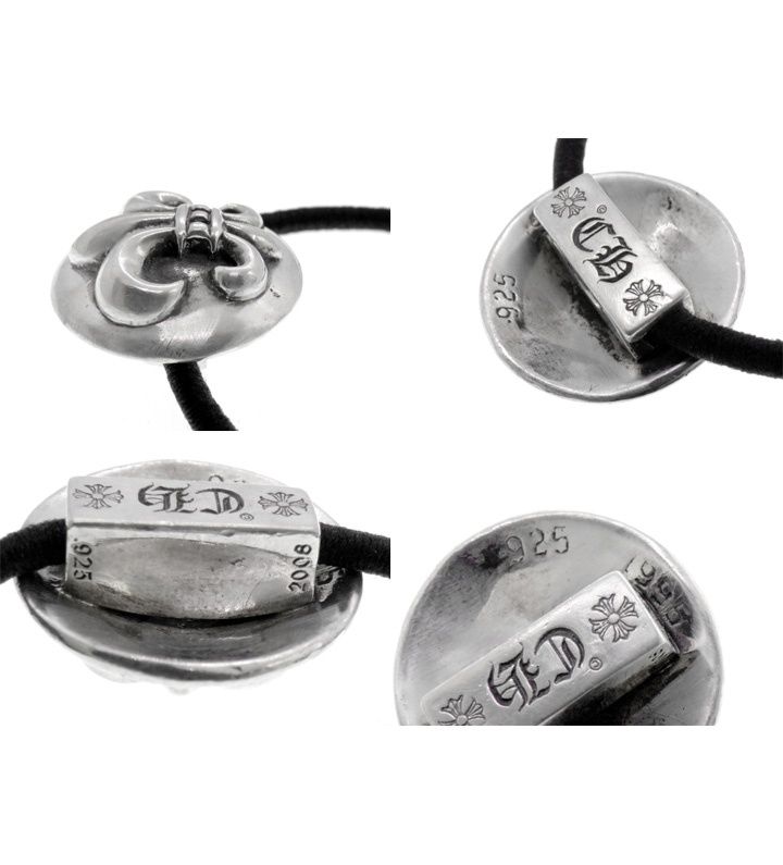 クロムハーツ CHROME HEARTS 【 HAIRBAND 】 BSフレア ボタン ヘアゴム