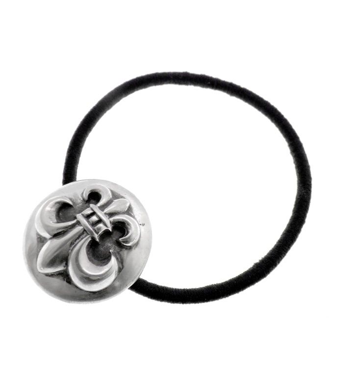 クロムハーツ CHROME HEARTS 【 HAIRBAND 】 BSフレア ボタン ヘアゴム