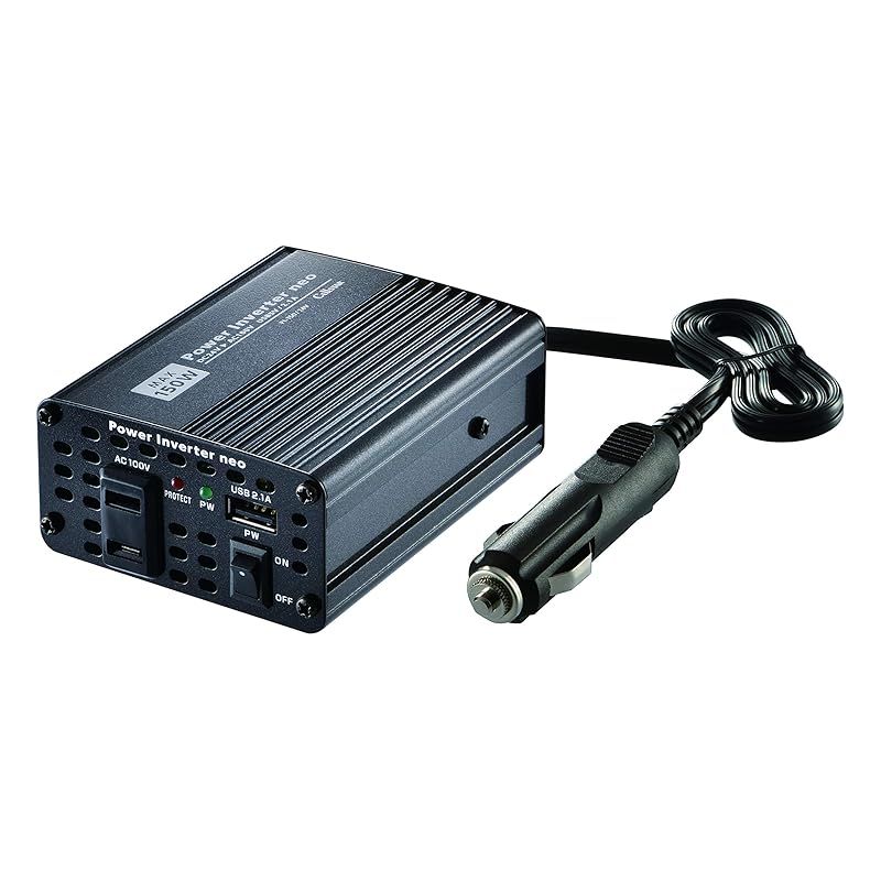 セルスター インバーター PI-150/24V 24V 定格出力120W USB対応 コード