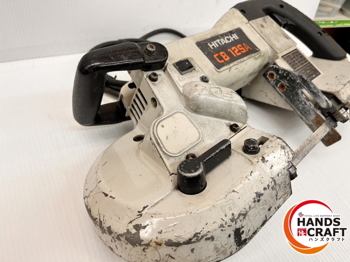  日立 HITACHI 120 mm ロータリーバンドソー CB 12 SA 100 V 品 バンドソー 切断工具 切断機
