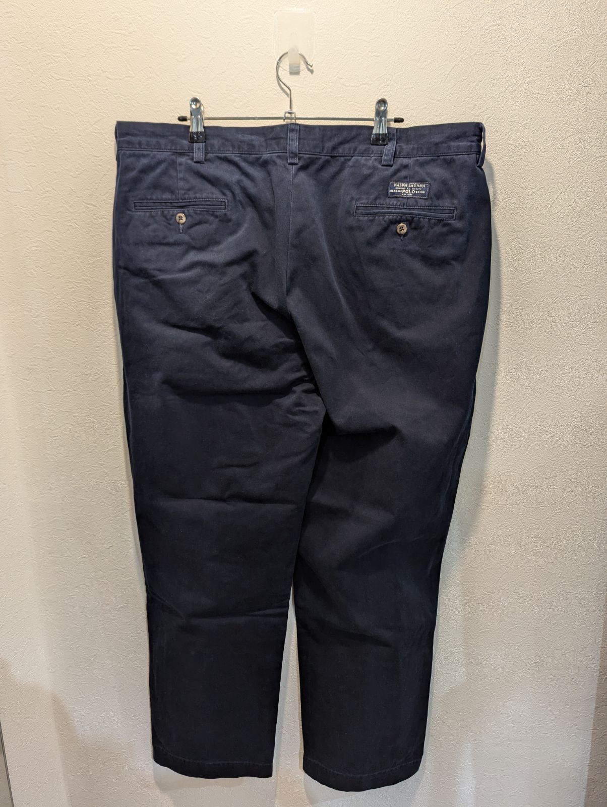 00s　ポロバイラルフローレン　ポロチノ　ネイビー　ANDREW PANT 美品 00s Polo by Ralph Lauren ポロバイラルフローレン チノパン