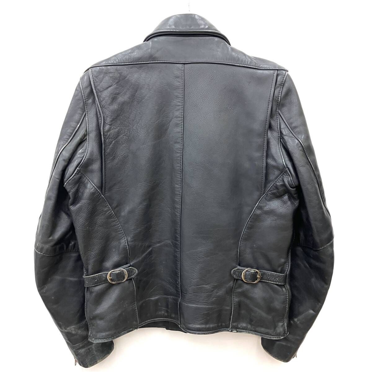 VANSON バンソン シングルライダース レザージャケット ブラック