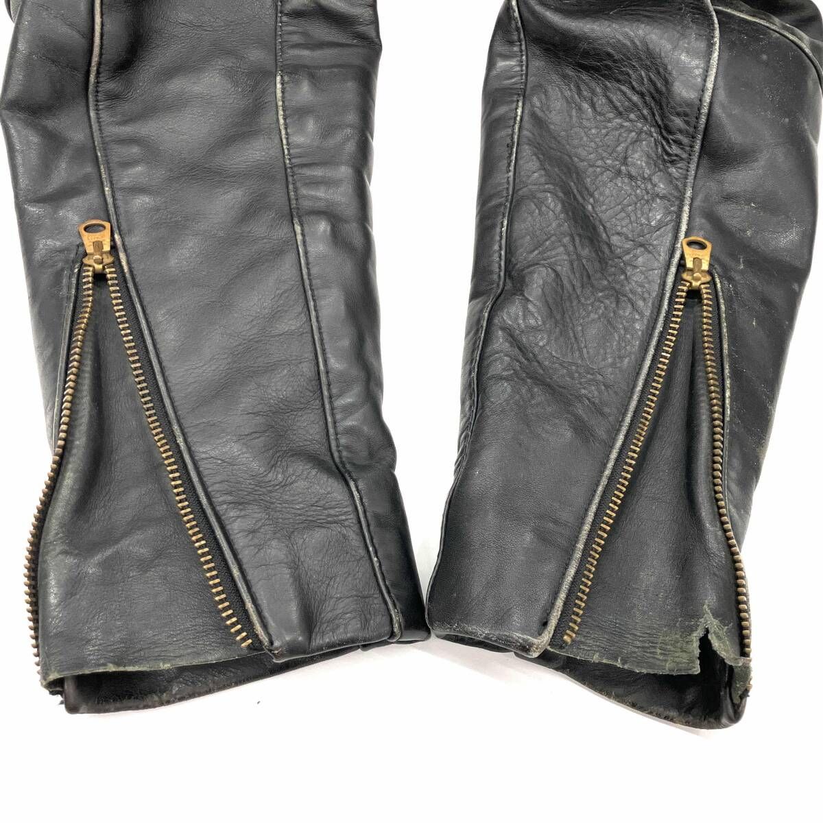 VANSON バンソン シングルライダース レザージャケット ブラック