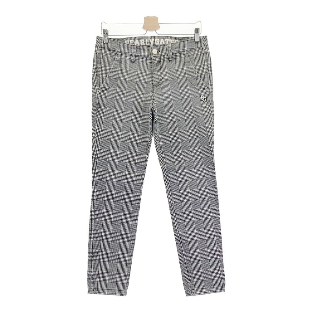 PEARLY GATES グレー チェック柄 ストレートパンツ パーリーゲイツ PEARLY GATES ゴルフウェア パンツ スラックス