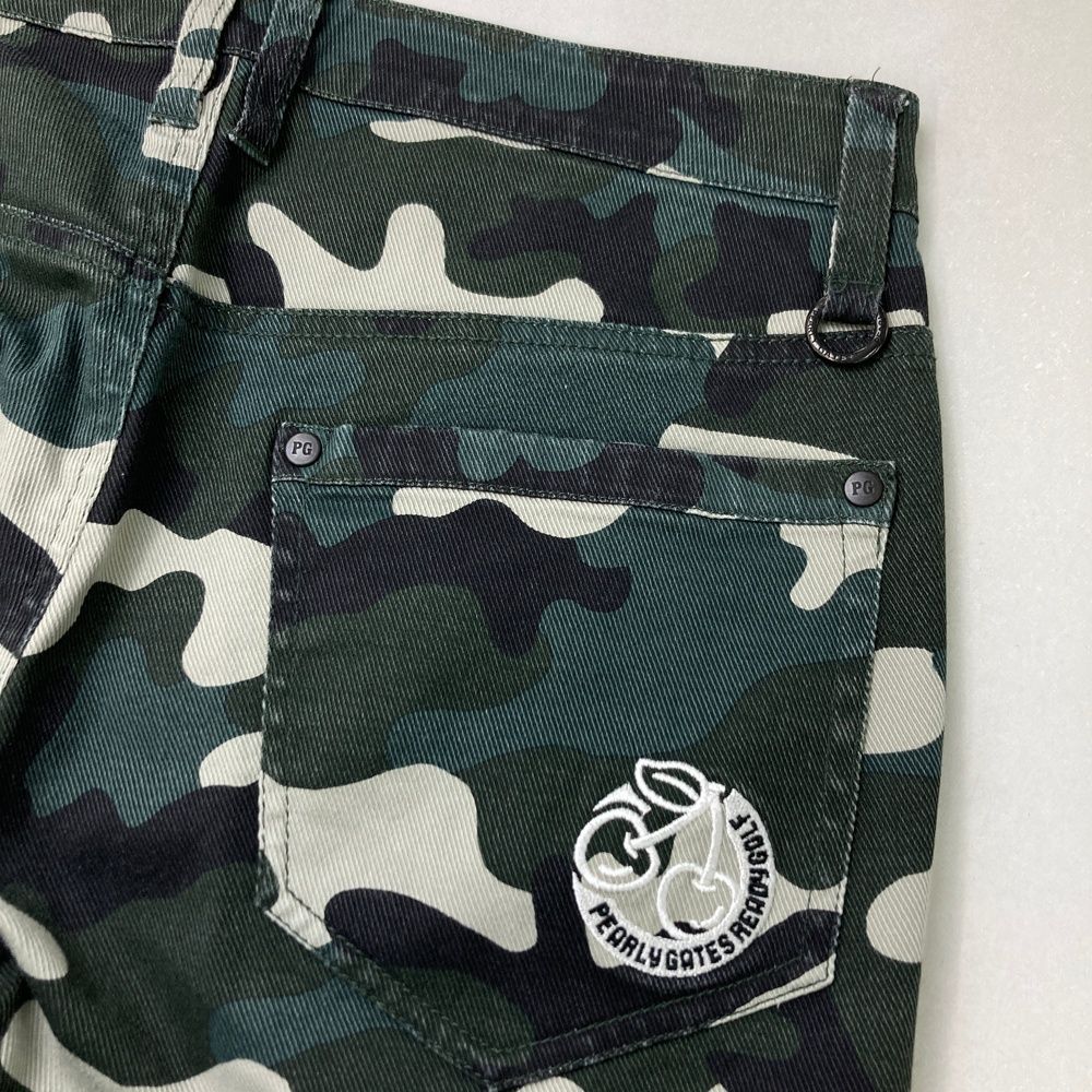 サイズ：2 PEARLY GATES パーリーゲイツ ストレッチパンツ 迷彩柄
