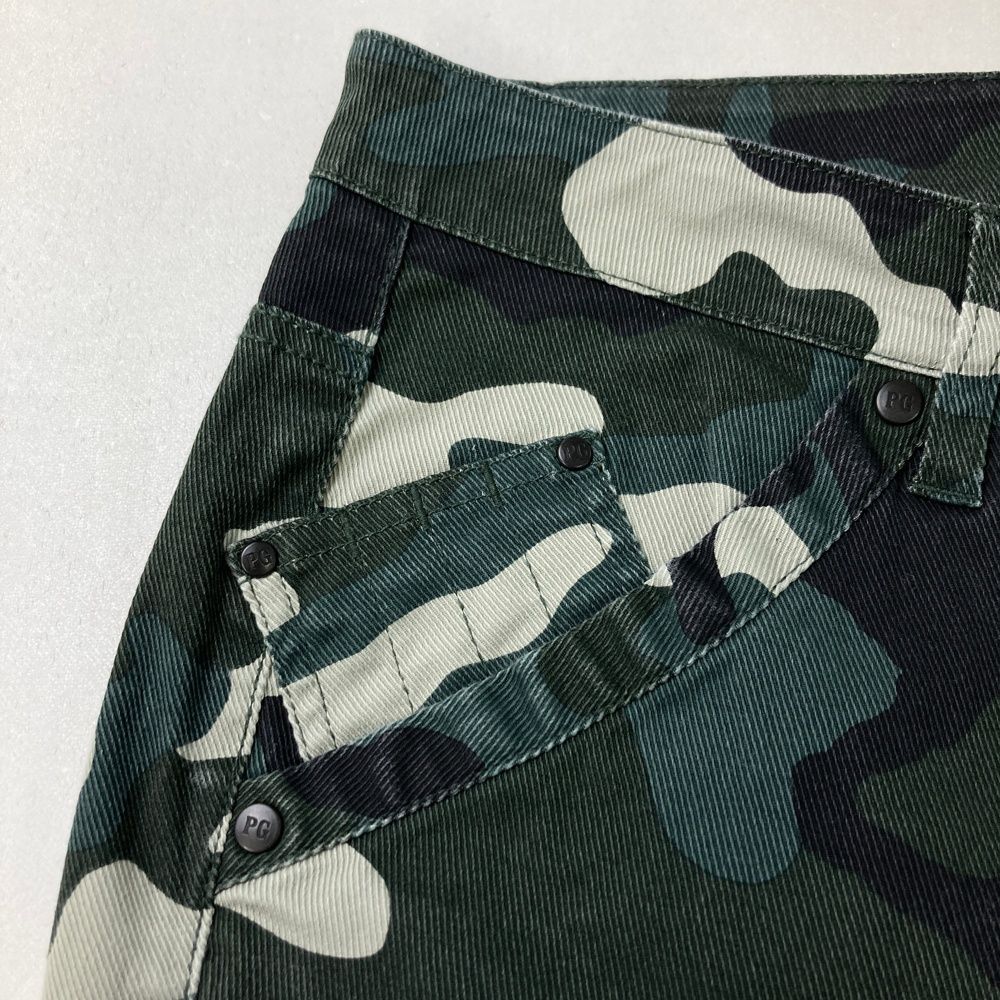 サイズ：2 PEARLY GATES パーリーゲイツ ストレッチパンツ 迷彩柄