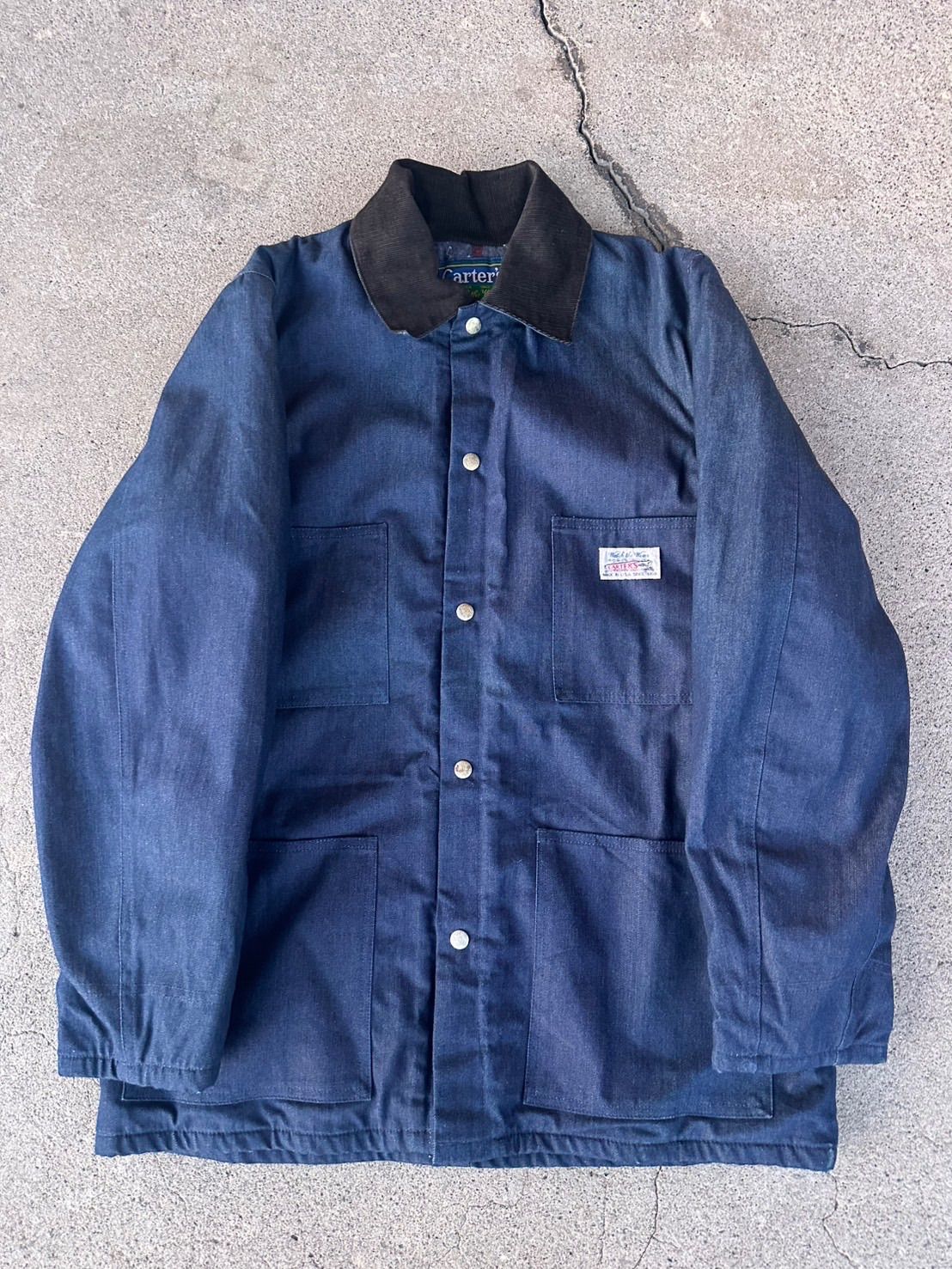 【超貴重】carters's デニム　カバーオール アメリカ製　80s 古着 80s USA製 Carhartt デニム ミシガンチョア カバーオール