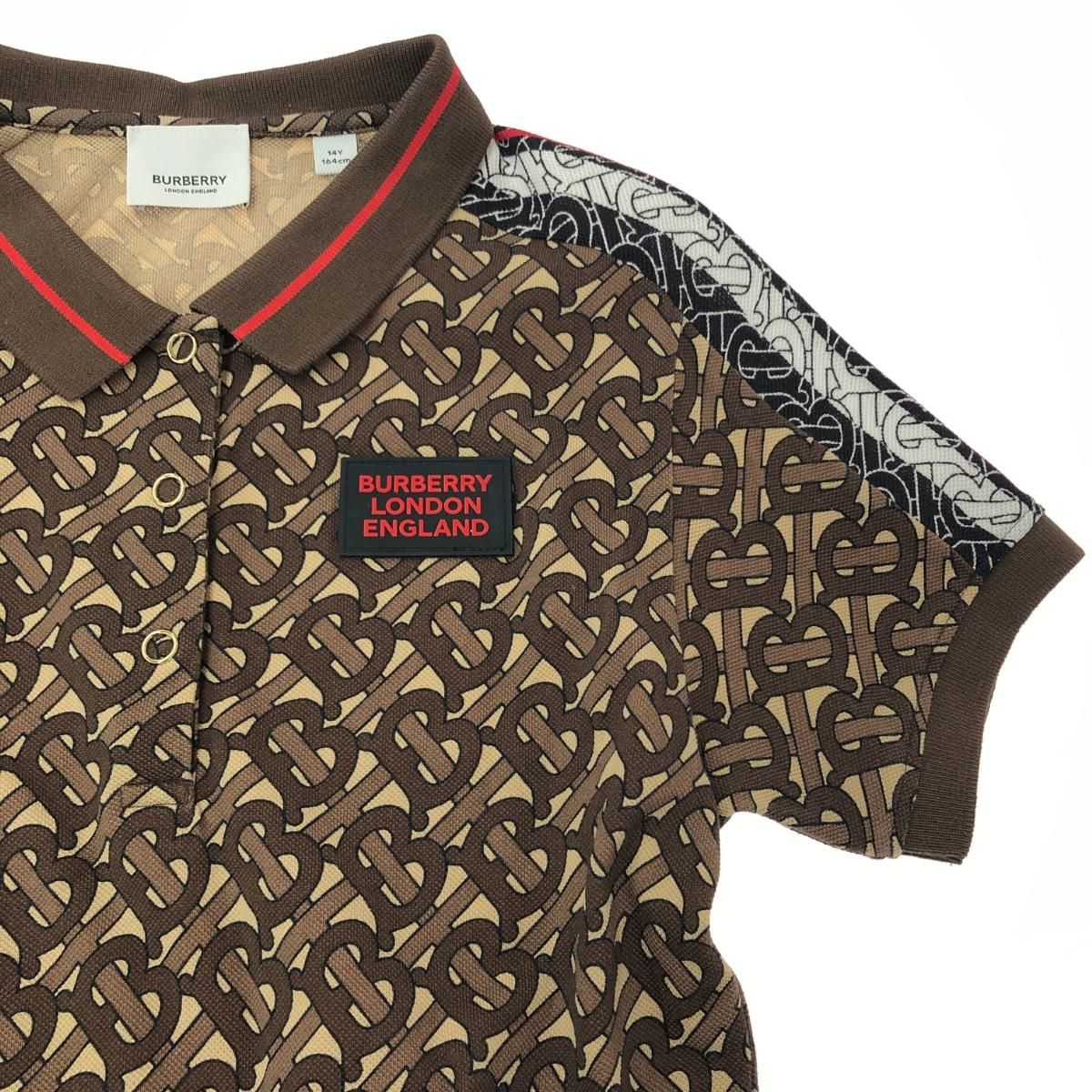 BURBERRY 半袖ワンピース 14Y BURBERRY 半袖ストライプワンピース 140cm BURBERRY キッズ ストライプ