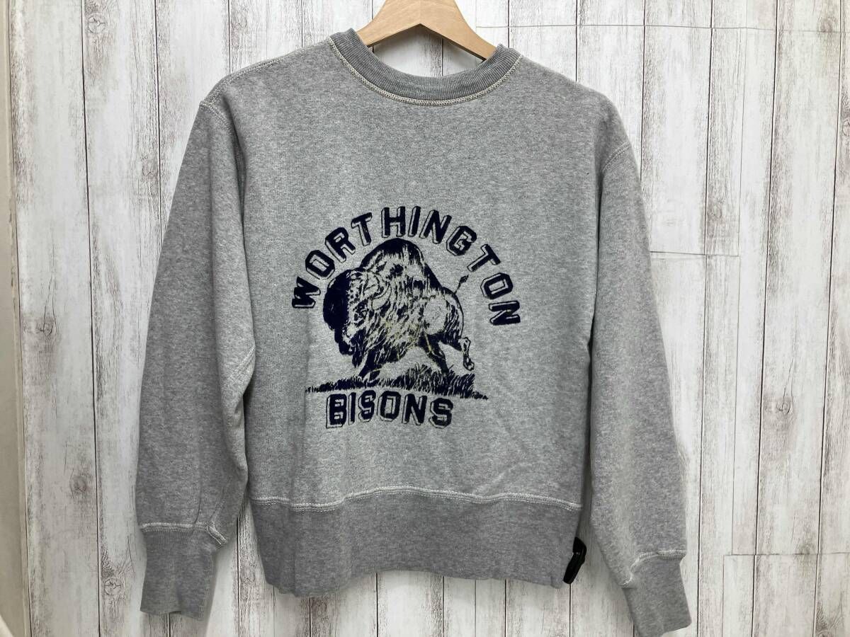 メルカリ祭特価　Warehouse グレー スウェットシャツ 44 WAREHOUSE WORTHINGTON BISONS グレー スウェット Sサイズ - メルカリ