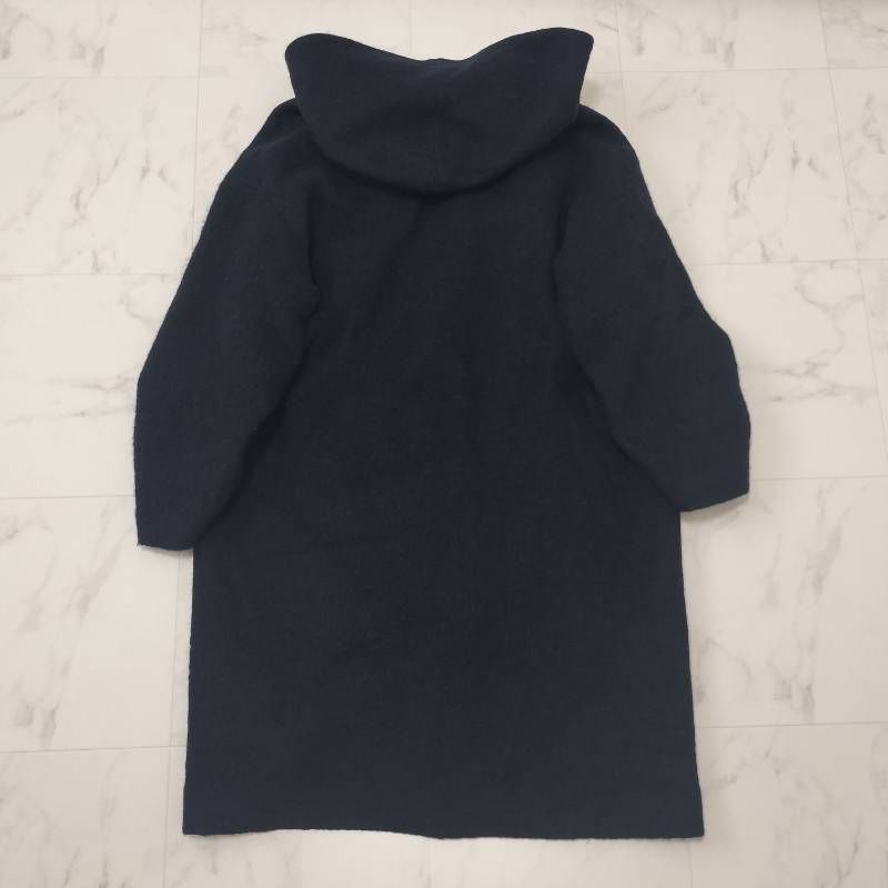 新品同様 24AW Lallia Mu ビッグカラー スライバーコート 38 SALE 20%OFF) Lallia Mu ラリアムー ビッグカラー スライバーコート