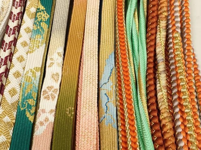  平和屋着物 和装小物 帯締め20本セット 高麗組 笹浪組 唐組 奈良組 金糸 zzz 帯締め 帯留め 帯飾り