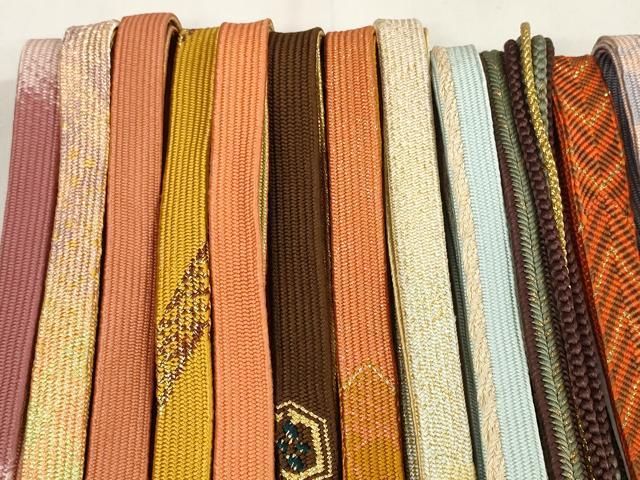 平和屋着物 和装小物 帯締め20本セット 高麗組 笹浪組 冠組 金糸 zzz