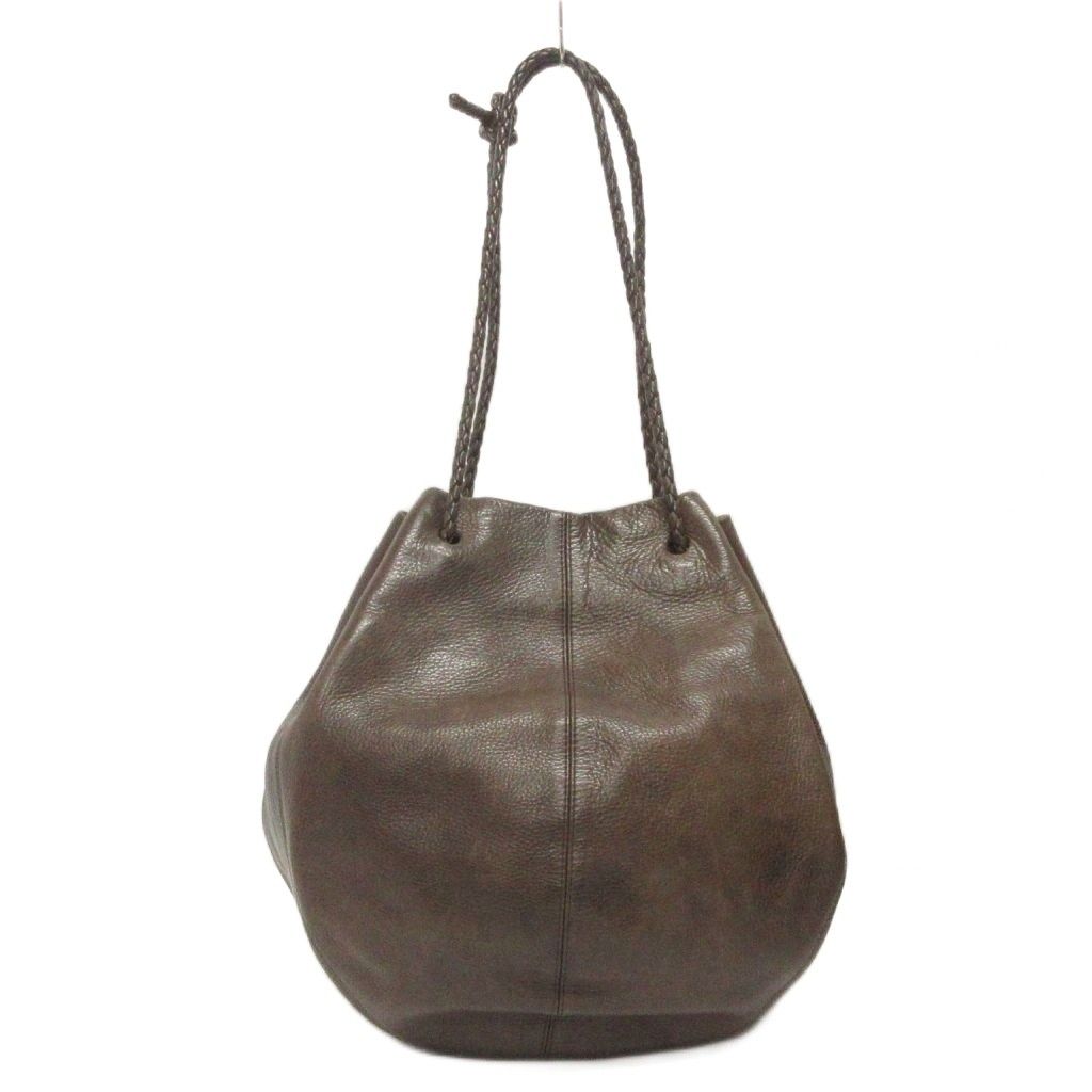 ヨーガンレール JURGEN LEHL 巾着ショルダーバッグ トート レザー