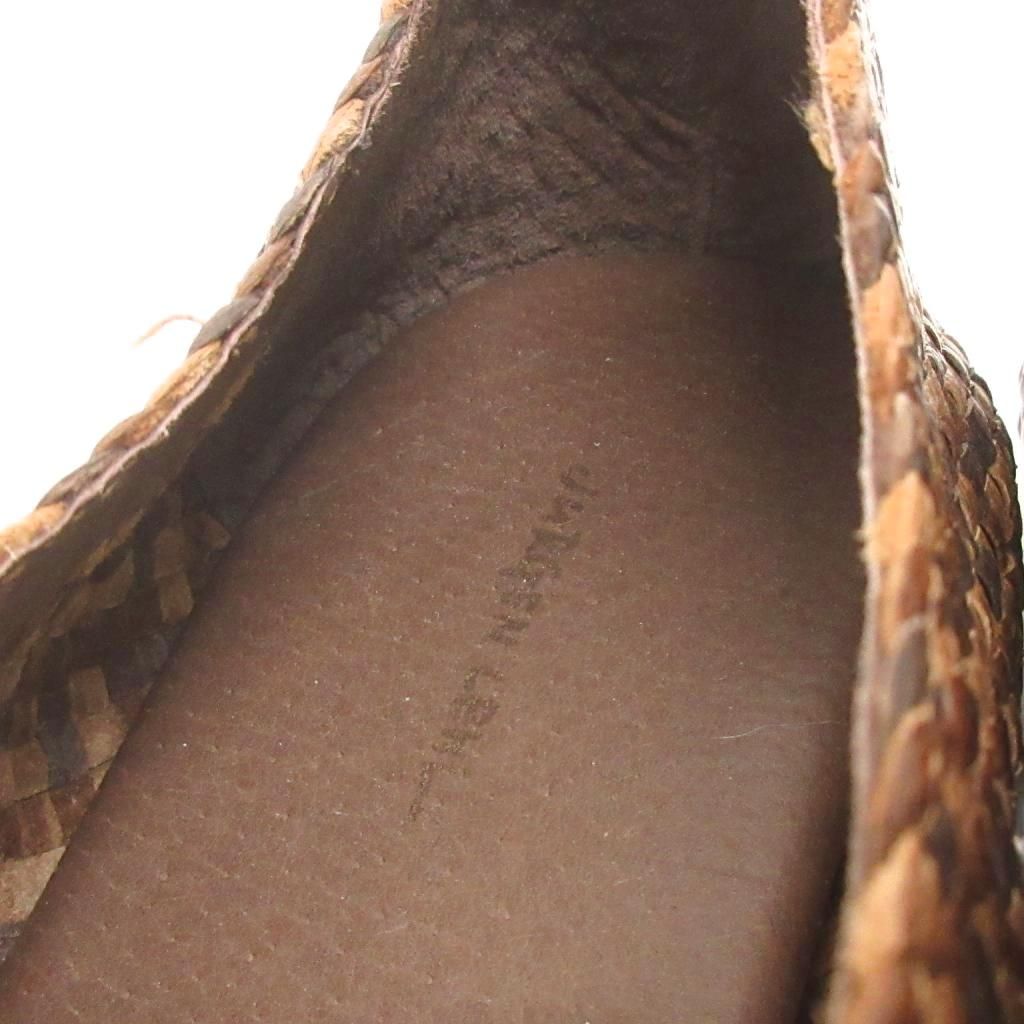 ヨーガンレール JURGEN LEHL レザー メッシュフラットシューズ