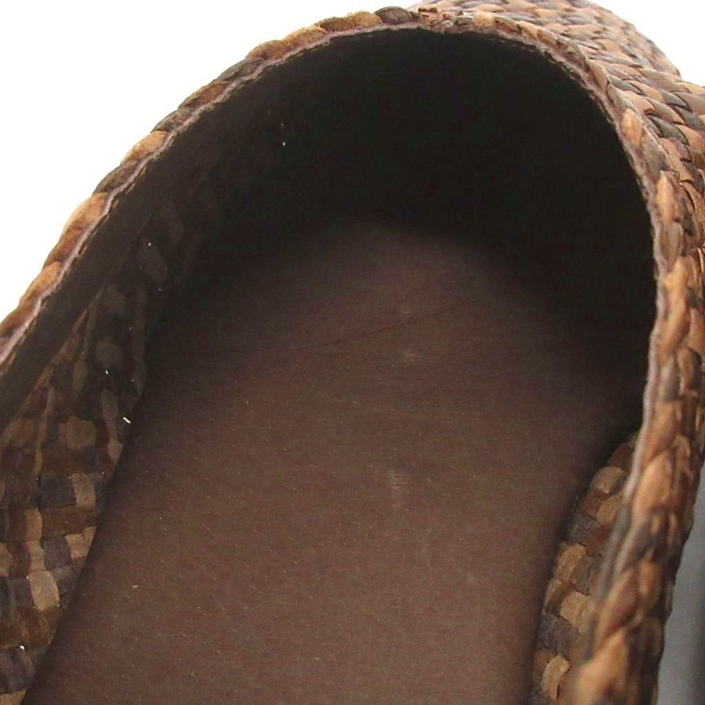 ヨーガンレール JURGEN LEHL レザー メッシュフラットシューズ