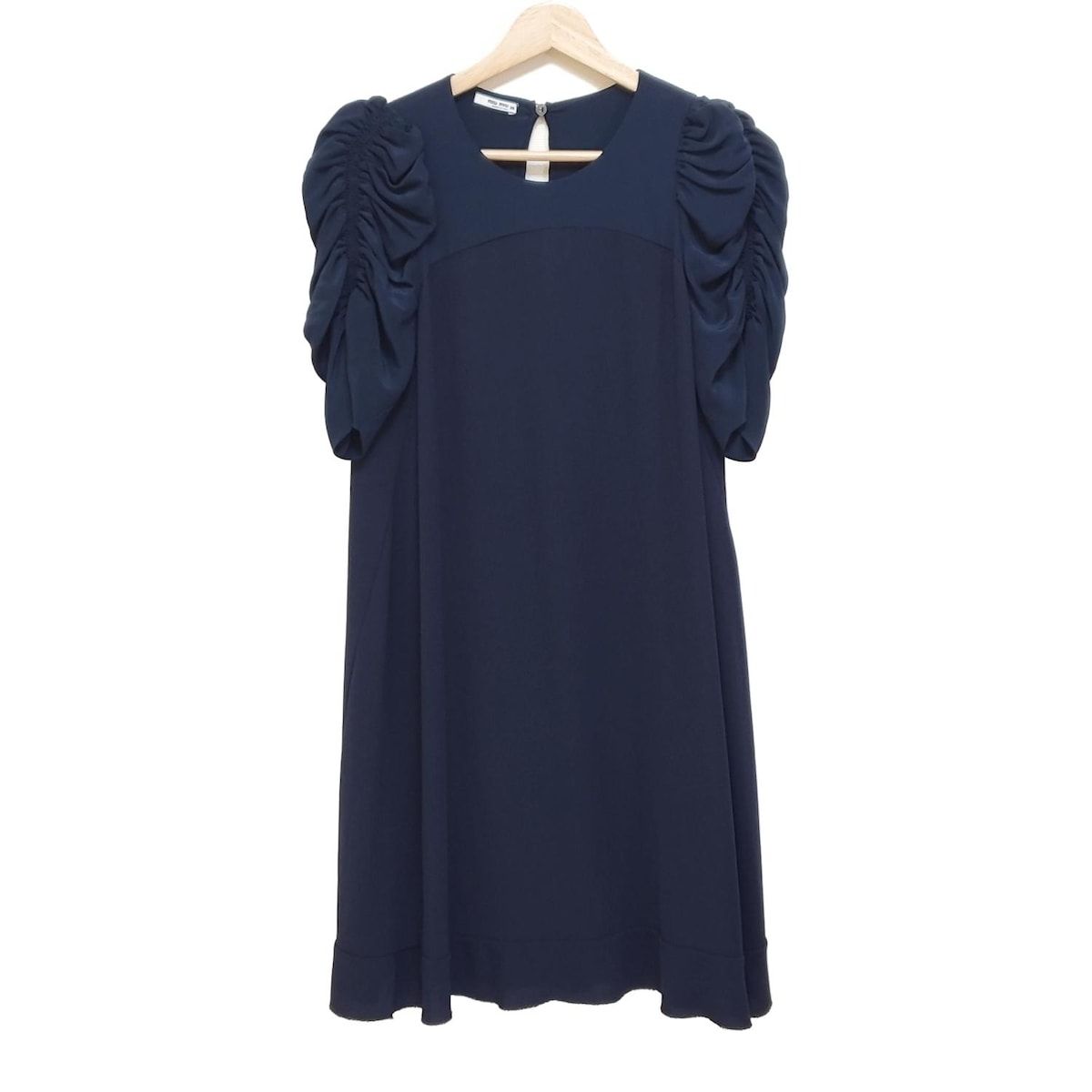 miumiu(ミュウミュウ) ワンピース サイズ36 S レディース美品 - ダーク
